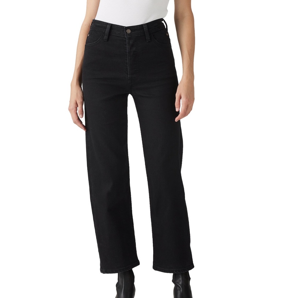 Levi’s Ribcage Straight Ankle Jeans, Black - Size 26